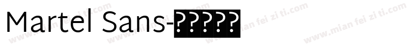 Martel Sans字体转换